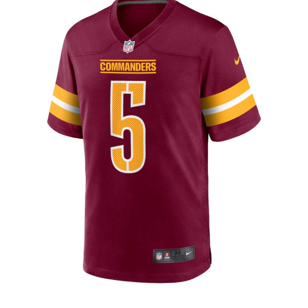 Commanders brand new 2025 jersey